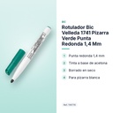 ROTULADOR BIC VELLEDA 1741 PIZARRA VERDE PUNTA REDONDA 1,4 MM - características principales
