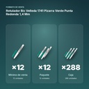 ROTULADOR BIC VELLEDA 1741 PIZARRA VERDE PUNTA REDONDA 1,4 MM - formato de venta: paquete de 12, caja de 288