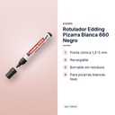 ROTULADOR EDDING PIZARRA BLANCA 660 NEGRO - características principales