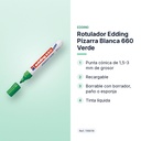 ROTULADOR EDDING PIZARRA BLANCA 660 VERDE - características principales