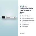 ROTULADOR LUMOCOLOR 351 DE PIZARRA BLANCA NEGRO - características principales