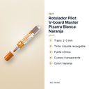 ROTULADOR PILOT V-BOARD MASTER PIZARRA BLANCA  NARANJA - características principales