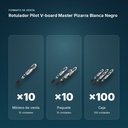 ROTULADOR PILOT V-BOARD MASTER PIZARRA BLANCA  NEGRO - formato de venta: paquete de 10, caja de 100