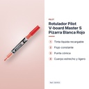 ROTULADOR PILOT V-BOARD MASTER S PIZARRA BLANCA ROJO - características principales