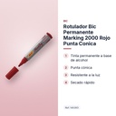 ROTULADOR BIC PERMANENTE MARKING 2000 ROJO PUNTA CONICA - características principales