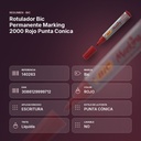 ROTULADOR BIC PERMANENTE MARKING 2000 ROJO PUNTA CONICA - resumen de atributos