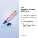 ROTULADOR EDDING 3000 AZUL - características principales