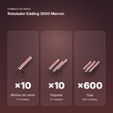 ROTULADOR EDDING 3000 MARRON - formato de venta: paquete de 10, caja de 600