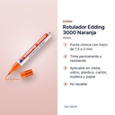 ROTULADOR EDDING 3000 NARANJA - características principales