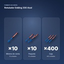 ROTULADOR EDDING 330 AZUL - formato de venta: paquete de 10, caja de 400