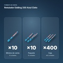 ROTULADOR EDDING 330 AZUL CIELO - formato de venta: paquete de 10, caja de 400