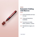 ROTULADOR EDDING 330 MARRON - características principales