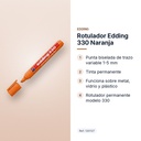 ROTULADOR EDDING 330 NARANJA - características principales