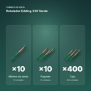 ROTULADOR EDDING 330 VERDE - formato de venta: paquete de 10, caja de 400