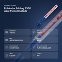 ROTULADOR EDDING 3300 AZUL PUNTA BISELADA  - resumen de atributos
