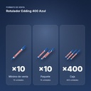 ROTULADOR EDDING 400 AZUL - formato de venta: paquete de 10, caja de 400