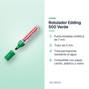 ROTULADOR EDDING 500 VERDE - características principales