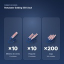 ROTULADOR EDDING 550 AZUL - formato de venta: paquete de 10, caja de 200
