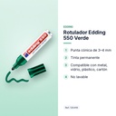 ROTULADOR EDDING 550 VERDE - características principales