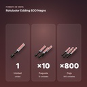 ROTULADOR EDDING 800 NEGRO - formato de venta: paquete de 10, caja de 800