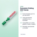 ROTULADOR EDDING 800 VERDE - características principales