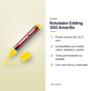 ROTULADOR EDDING 300 AMARILLO - características principales