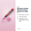 ROTULADOR EDDING 300 ROSA PUNTA CÓNICA 1,5-3 MM  - características principales