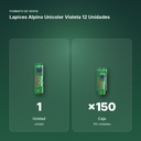 LAPICES ALPINO UNICOLOR VIOLETA 12 UNIDADES - formato de venta: caja de 150