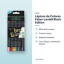 LÁPICES DE COLORES FABER-CASTELL BLACK EDITION  - características principales