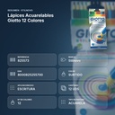 LÁPICES ACUARELABLES GIOTTO 12 COLORES - resumen de atributos