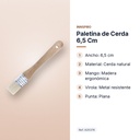 PALETINA DE CERDA 6,5 CM - características principales