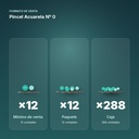 PINCEL ACUARELA Nº 0 - formato de venta: paquete de 12, caja de 288