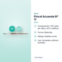 PINCEL ACUARELA Nº 11 - características principales