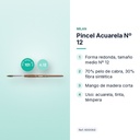 PINCEL ACUARELA Nº 12 - características principales