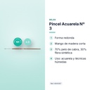 PINCEL ACUARELA Nº 3 - características principales