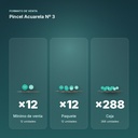PINCEL ACUARELA Nº 3 - formato de venta: paquete de 12, caja de 288
