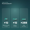 PINCEL ACUARELA Nº 7 - formato de venta: paquete de 12, caja de 288