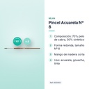 PINCEL ACUARELA Nº 8 - características principales