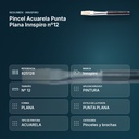 PINCEL ACUARELA PUNTA PLANA INNSPIRO Nº12 - resumen de atributos