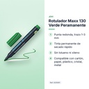 ROTULADOR MAXX 130 VERDE PERAMANENTE - características principales