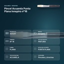 PINCEL ACUARELA PUNTA PLANA INNSPIRO Nº16 - resumen de atributos