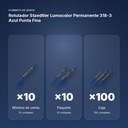 ROTULADOR STAEDTLER LUMOCOLOR PERMANENTE 318-3 AZUL PUNTA FINA - formato de venta: paquete de 10, caja de 100
