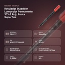 ROTULADOR STAEDTLER LUMOCOLOR PERMANENTE 313-2 ROJO PUNTA SUPERFINA - resumen de atributos