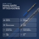 ROTULADOR STAEDTLER LUMOCOLOR PERMANENTE 317-3 AZUL PUNTA MEDIA - resumen de atributos