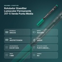 ROTULADOR STAEDTLER LUMOCOLOR PERMANENTE 317-5 VERDE PUNTA MEDIA - resumen de atributos