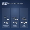 ROTULADOR CALIBRADO STAEDTLER NEGRO 0,4MM  308-04-9 - formato de venta: paquete de 10, caja de 100