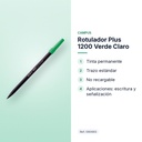 ROTULADOR PLUS 1200 VERDE CLARO - características principales