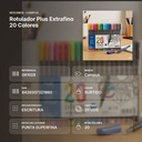 ROTULADOR PLUS EXTRAFINO 20 COLORES - resumen de atributos