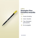 ROTULADOR PLUS EXTRAFINO AMARILLO - características principales