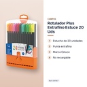 ROTULADOR PLUS EXTRAFINO ESTUCE 20 UDS - características principales